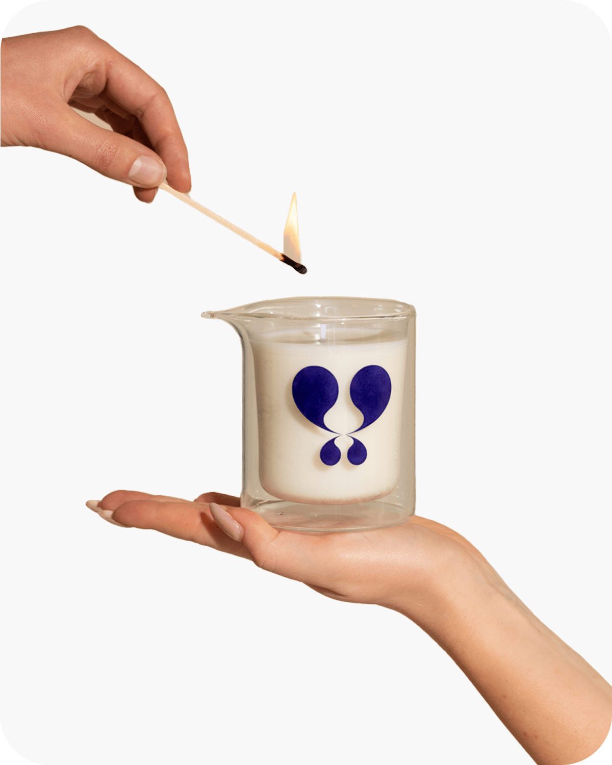 fannie melt - lavender & chamomile massage candle - impression